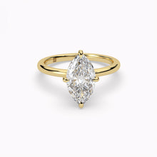 Load image into Gallery viewer, Classic Hidden Halo Marquise Engagement Ring
