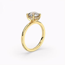 Load image into Gallery viewer, Classic Hidden Halo Round Brilliant Engagement Ring
