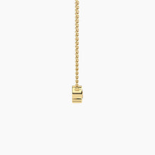 Load image into Gallery viewer, 1.00 CTW Portuguese Cut Diamond Bezel Necklace Yellow Gold (VS+)
