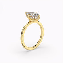 Load image into Gallery viewer, Classic Hidden Halo Marquise Engagement Ring
