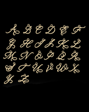 Load image into Gallery viewer, BECCS LETTERS // 14K YELLOW GOLD &amp; WHITE GOLD
