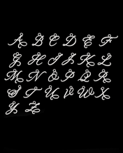 Load image into Gallery viewer, BECCS LETTERS // 14K YELLOW GOLD &amp; WHITE GOLD

