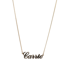 Load image into Gallery viewer, SOLID CURSIVE NAME PENDANT
